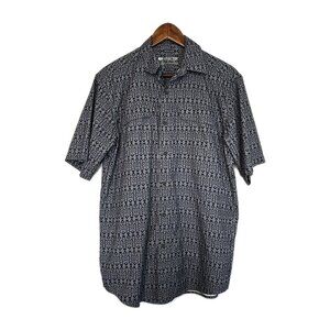 Ariat Tek Mens Button Shirt Small Vented Pockets Gray